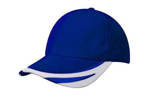 Headwear Brushed Heavy Cotton with Peak Trim Embroidered (4072)