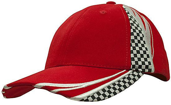 Headwear Brushed Heavy Cotton with Embroidery & Printed Checks (4083)