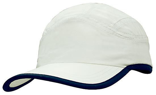 Headwear Microfibre Sports Cap with Trim on Edge of Crown & Peak Cap (4094)