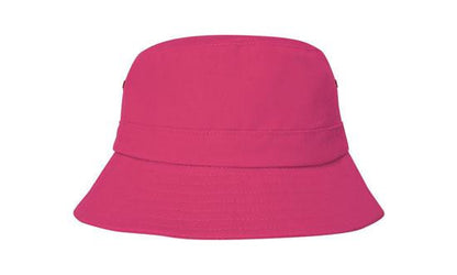 Headwear Brushed Sports Twill Youth Bucket Hat (4133)
