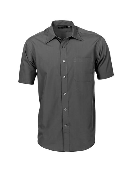 DNC Mens Premier Poplin Business Shirts - Short Sleeve (4151)