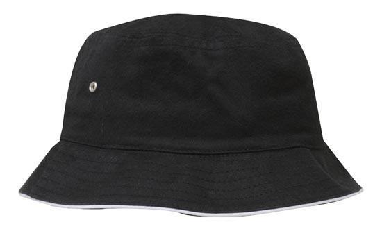 Headwear Brushed Sports Twill Bucket Hat (4223)