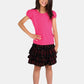 Ramo-Ramo Girls Short Puff Sleeve Tee--Uniform Wholesalers - 1
