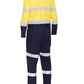 Bisley Taped Hi Vis Work Coverall With Waist Zip Opening (BC6066T)