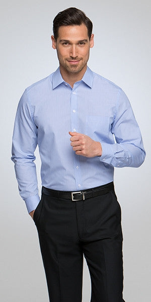 City Collection-City Collection Pinfeather-S / Blue-Uniform Wholesalers - 2