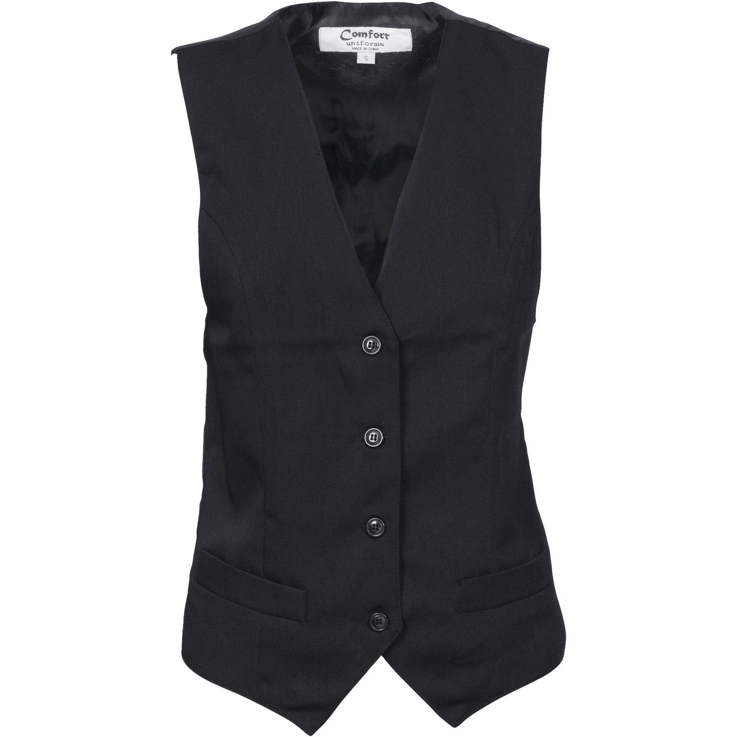 DNC Ladies Black Vest (4302) – Uniform Wholesalers