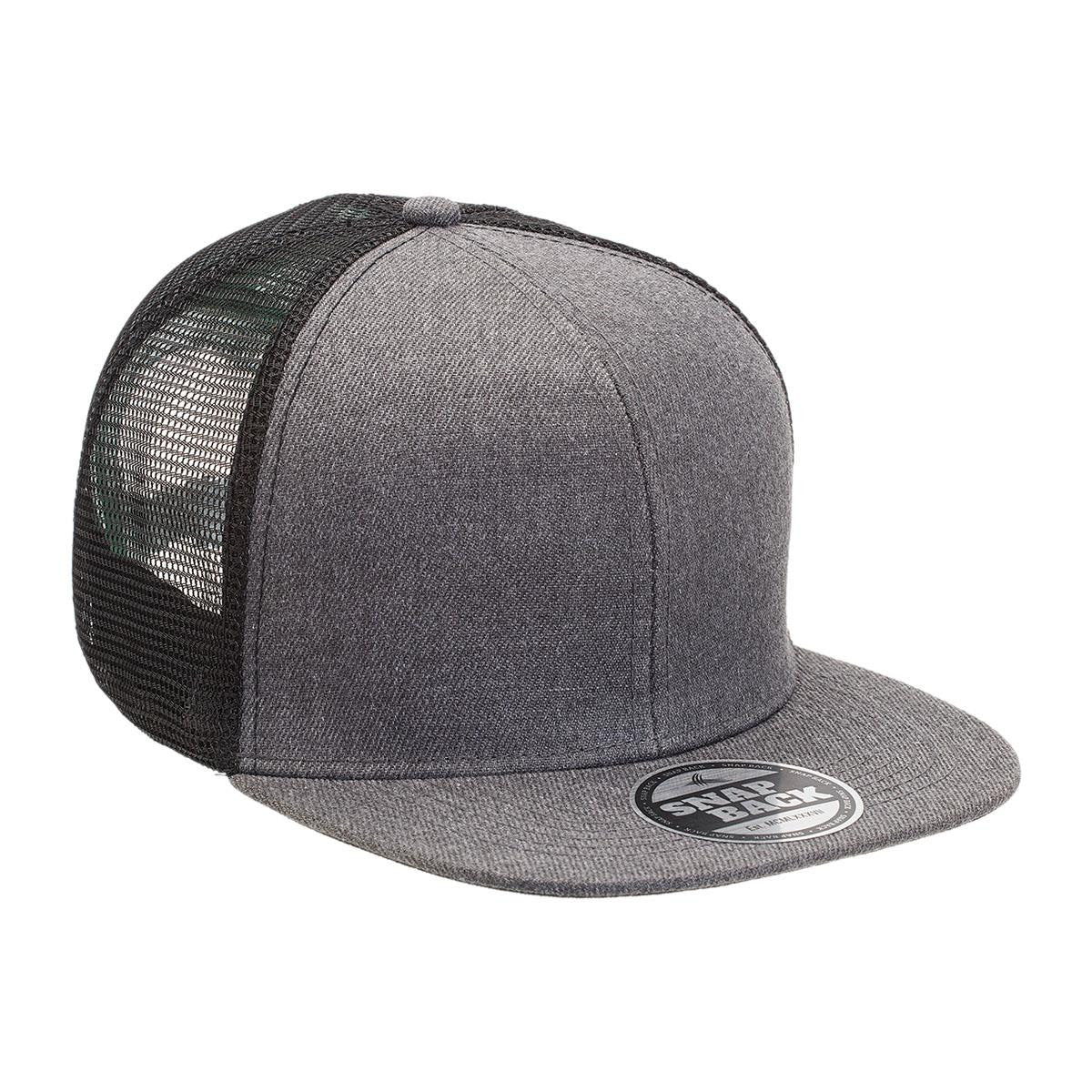 Legend Life Heathered Flat Peak Trucker (4396)