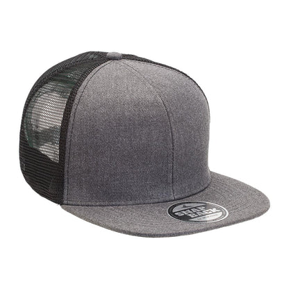 Legend Life Heathered Flat Peak Trucker (4396)