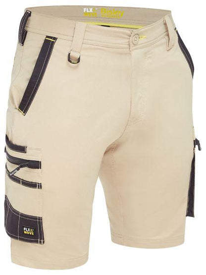 Bisley Flx & Move 4-Way Stretch Zip Cargo Short (BSHC1332)