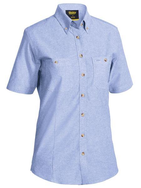 Bisley Womens Short Sleeve Chambray Shirt (BL1407)