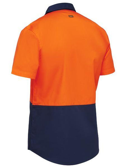 Bisley Two Tone Hi VIS Short Sleeve Shirt (BS1442)