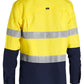 Bisley X Airflow Closed Front Taped Hi Vis Ripstop Shirt (BSC6415T)