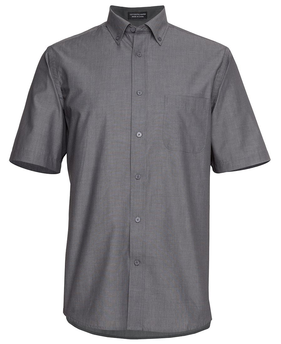JBs Wear Short Sleeve Fine Chambray Shirt - Adults (4FCSS)