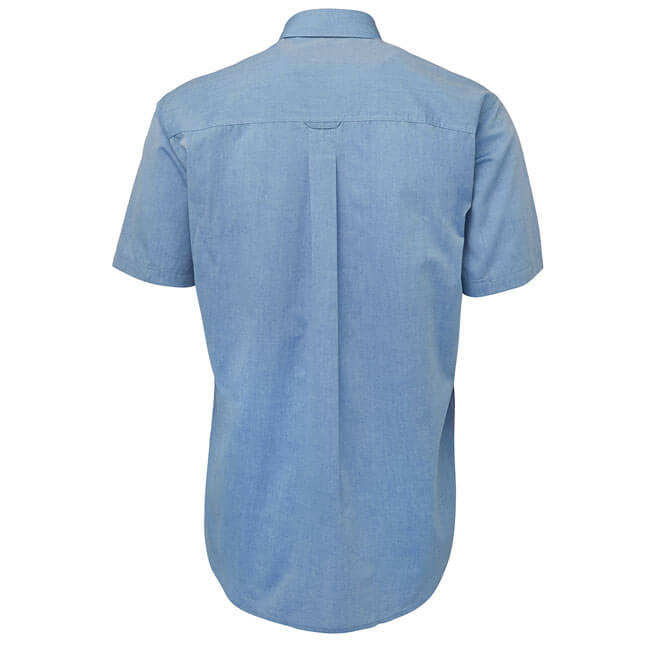 JBs Wear Short Sleeve Fine Chambray Shirt - Adults (4FCSS)