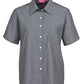 JB's Wear-JB's Ladies S/S Fine Chambray Shirt-Charcoal / 8-Uniform Wholesalers - 3
