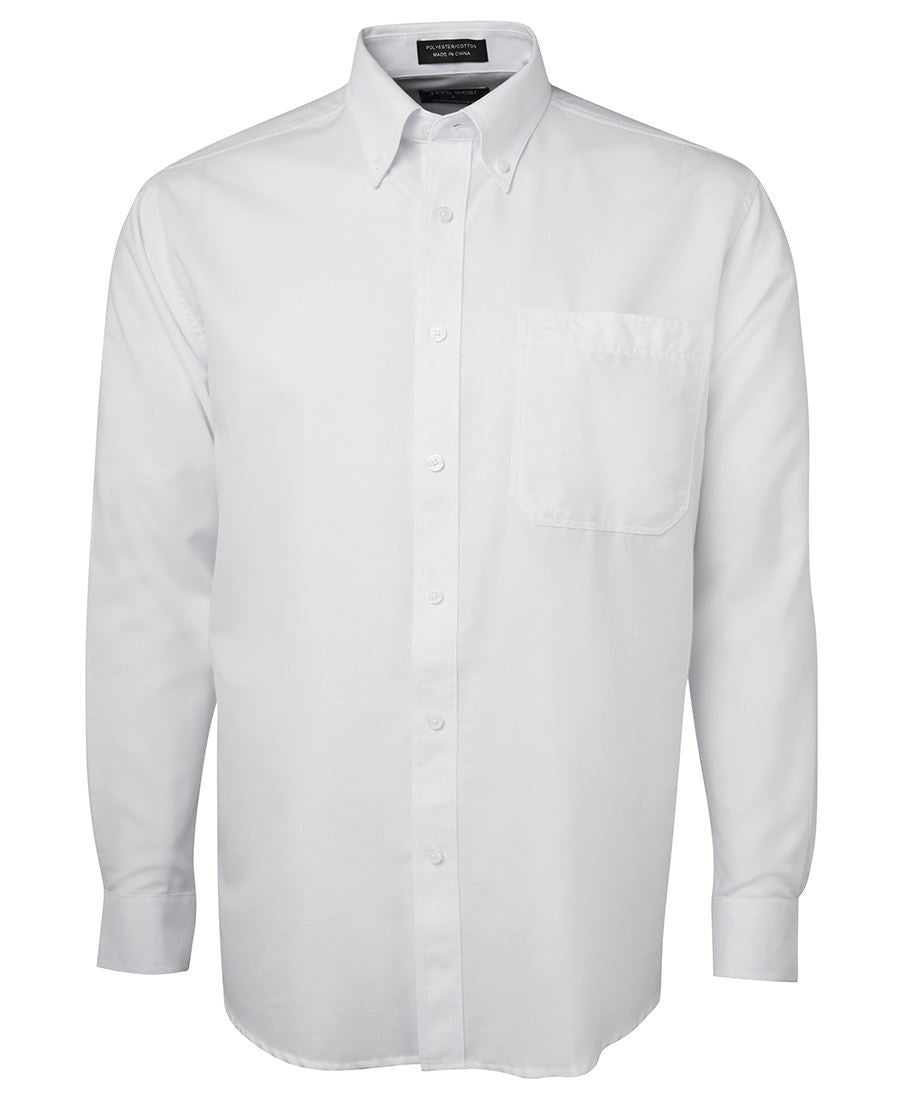JB's Wear-JB's Long Sleeve Oxford Shirt-White / S-Uniform Wholesalers - 4