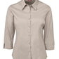 JB's Wear-JB's Ladies Urban 3/4 Poplin Shirt-Bone / 6-Uniform Wholesalers - 3