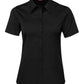 JB's Wear-JB'sLadies Urban S/S Poplin Shirt-Black / 6-Uniform Wholesalers - 2