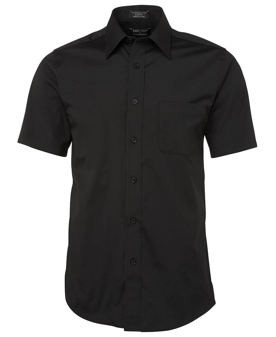 JB's Wear-Jb's  Urban S/S Poplin Shirt-Black / S-Uniform Wholesalers - 1