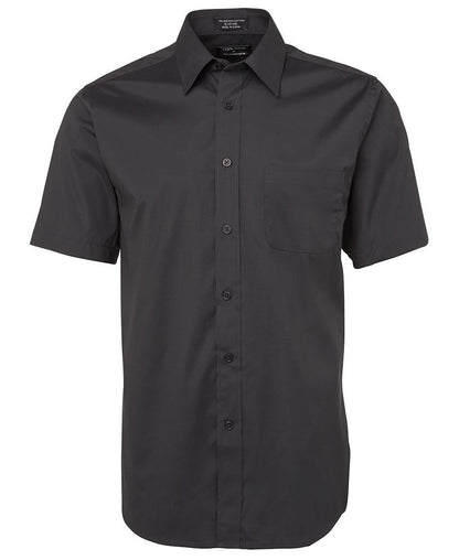 JB's Wear-Jb's  Urban S/S Poplin Shirt-Charcoal / S-Uniform Wholesalers - 4