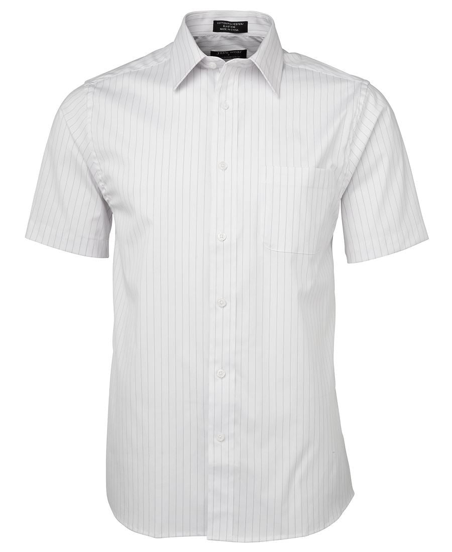 JB's Wear-Jb's  Urban S/S Poplin Shirt-White/Black / S-Uniform Wholesalers - 7