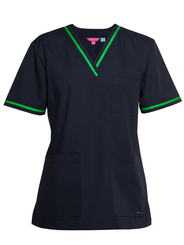JBs Wear  Ladies Contrast Scrubs Top (4SCT1)