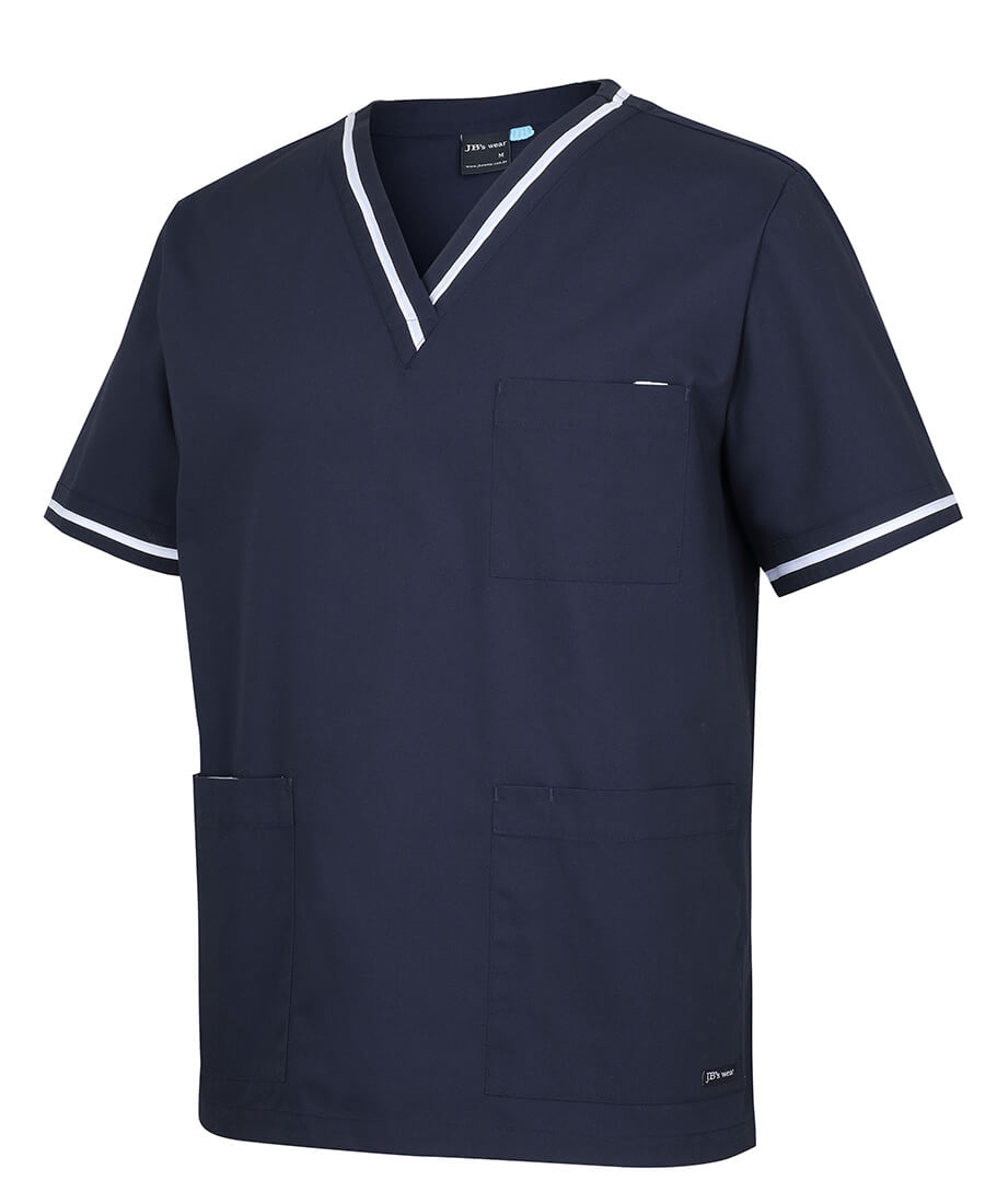 JBs Wear Contrast Unisex Scrubs Top (4SCT)