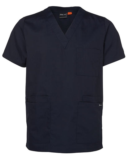 JB's Wear-JB's Unisex Scrubs Top-Navy / XS-Uniform Wholesalers - 3