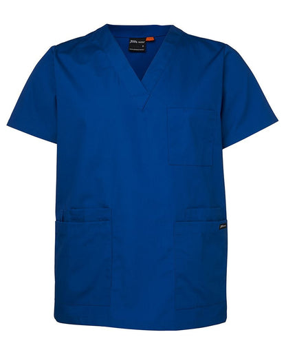 JB's Wear-JB's Unisex Scrubs Top-Royal / XS-Uniform Wholesalers - 4