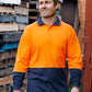 Winning Spirit Cotton Jersey Two Tone Long Sleeve Safety Polo (SW36)