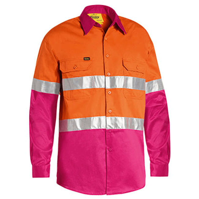 Bisley 3M Taped Cool Hi Vis Light Weight Shirt (BS6696T)