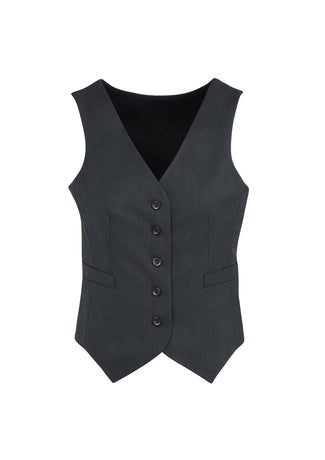 Biz Corporates Peaked Ladies Vest with Knitted Back (50111)-Clearance