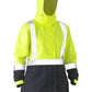 Bisley Women's H Taped Two Tone Hi Vis Rain Jacket (BJL6966T)