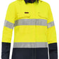 Bisley Apex 160 Women's Taped Hi Vis FR Ripstop Vented Shirt (BL8338T)