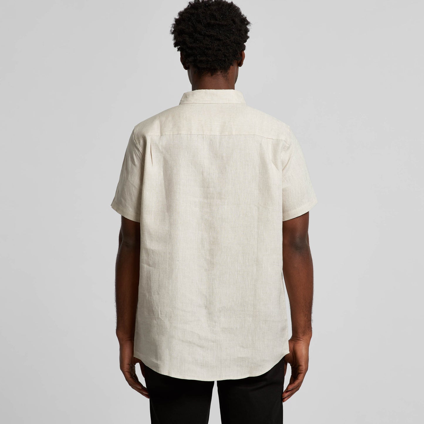 Ascolour Mens Linen S/S Shirt(5420)