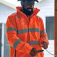 Bisley Taped Hi Vis Wet Weather Bomber Jacket (BJ6770T)