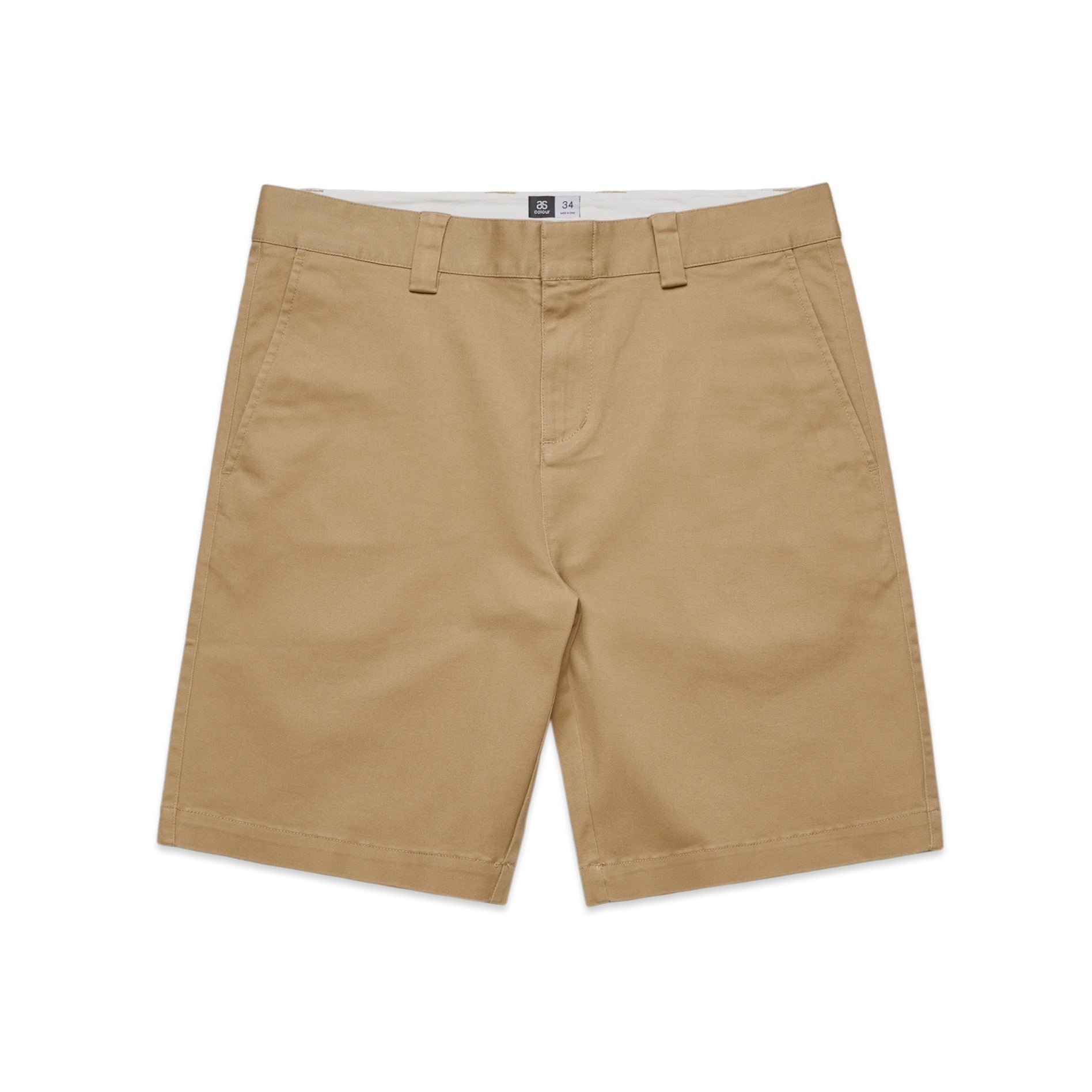 Mens khaki uniform shorts online