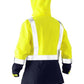 Bisley Women's Taped Hi Vis Recycled Rain Shell Jacket (BJL6766T)