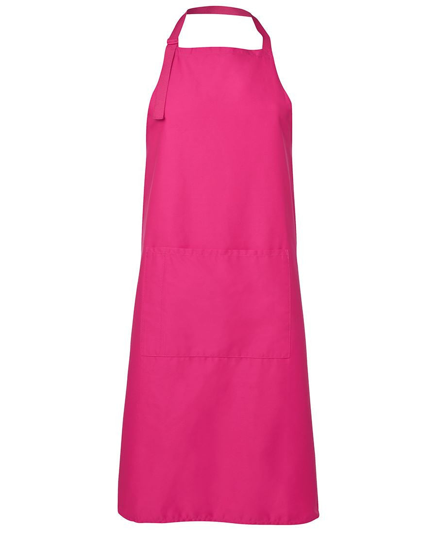 JB's Wear-JB's  Apron With Pocket-Hot Pink / 86X93 BIB-Uniform Wholesalers - 8