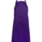 JB's Wear-JB's  Apron With Pocket-Purple / 86X93 BIB-Uniform Wholesalers - 14