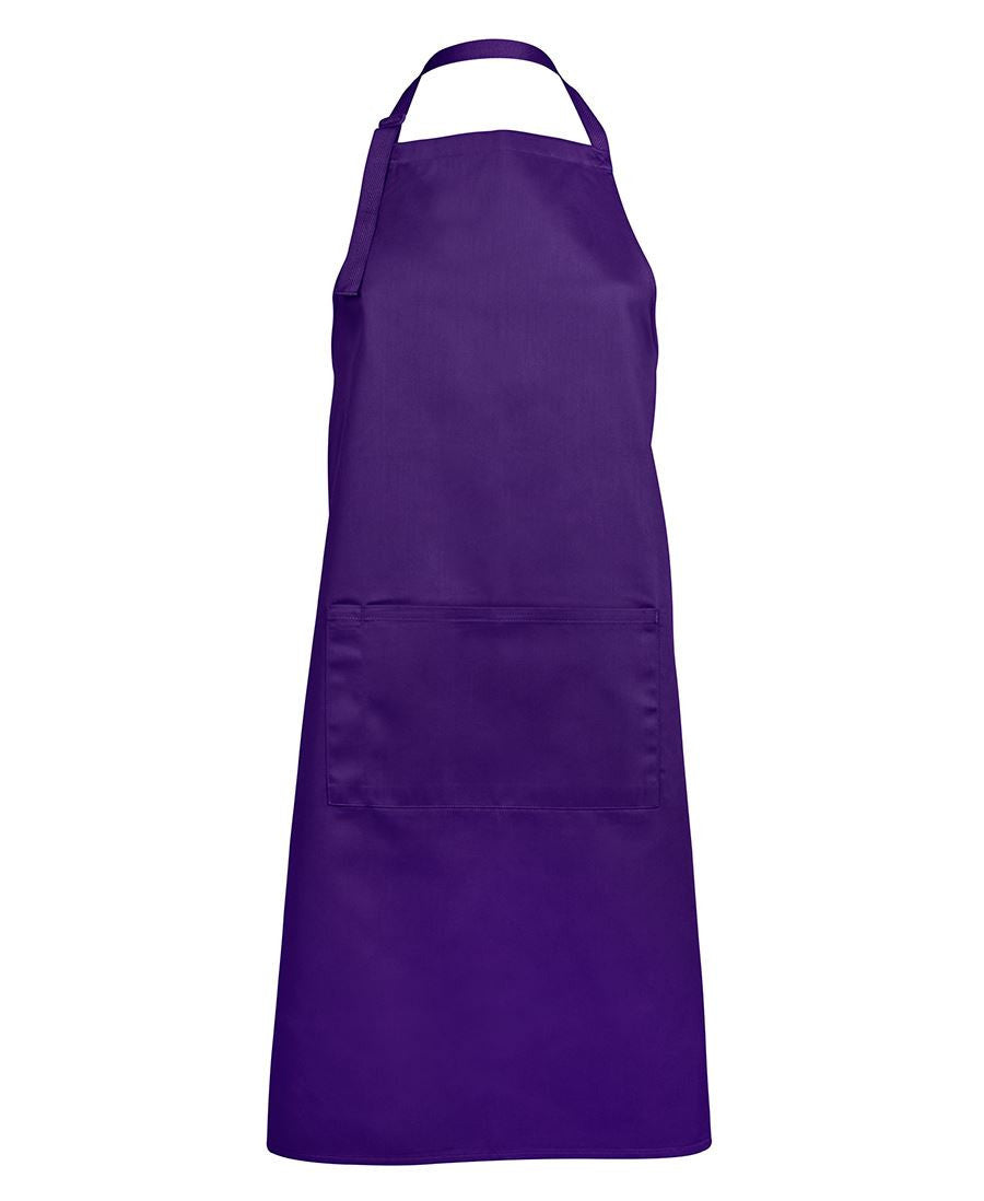 JB's Wear-JB's  Apron With Pocket-Purple / 86X93 BIB-Uniform Wholesalers - 14