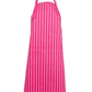 JB's Wear-JB's  Bib Striped Apron-Hot Pink/White / 86 X 93-Uniform Wholesalers - 9