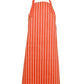 JB's Wear-JB's  Bib Striped Apron-Orange/White / 86 X 93-Uniform Wholesalers - 7