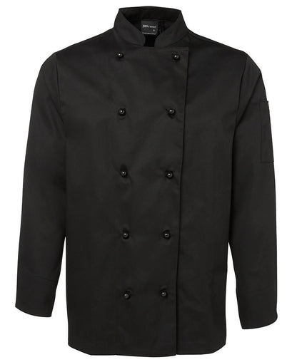 JB's Wear-Jb's Long Sleeve Chef's Jacket-Black / 2XS-Uniform Wholesalers - 2