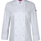 JB'S Ladies L/S Snap Button Chef Jacket (5CJL1)