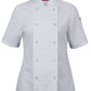 JB'S Ladies S/S Snap Button Chef Jacket (5CJS1)