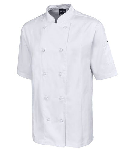 JB's Wear-JB's Vented Chef's S/s Jacket-White / S-Uniform Wholesalers - 1