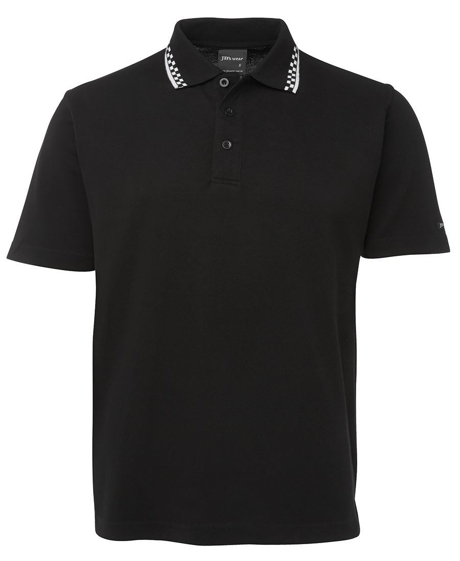 JB's Wear-JB's Chef's Polo - Adults-Black/White / S-Uniform Wholesalers - 3