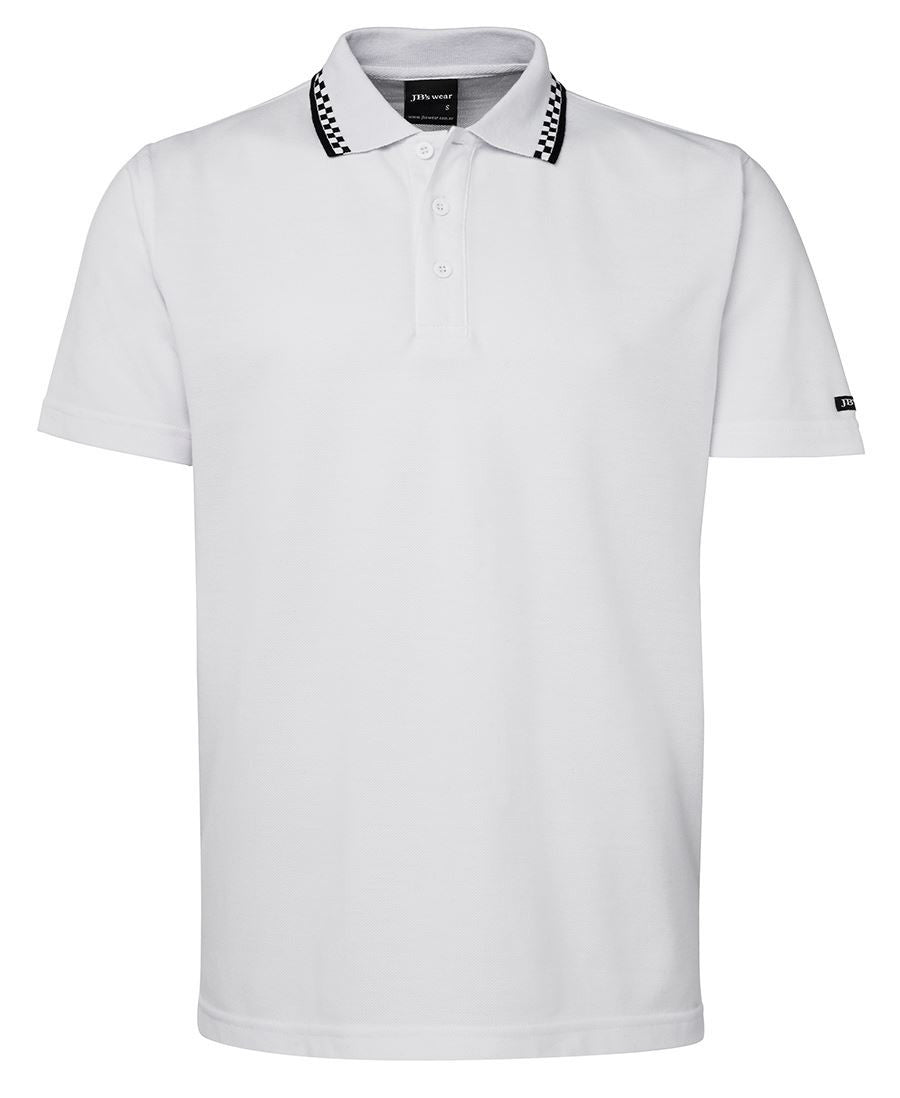 JB's Wear-JB's Chef's Polo - Adults-White/Black / S-Uniform Wholesalers - 4