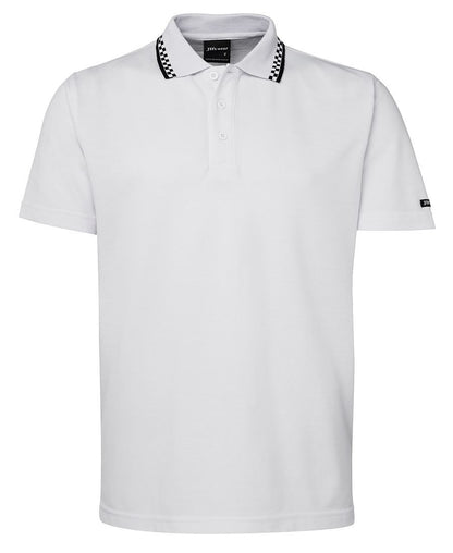 JB's Wear-JB's Chef's Polo - Adults-White/Black / S-Uniform Wholesalers - 4